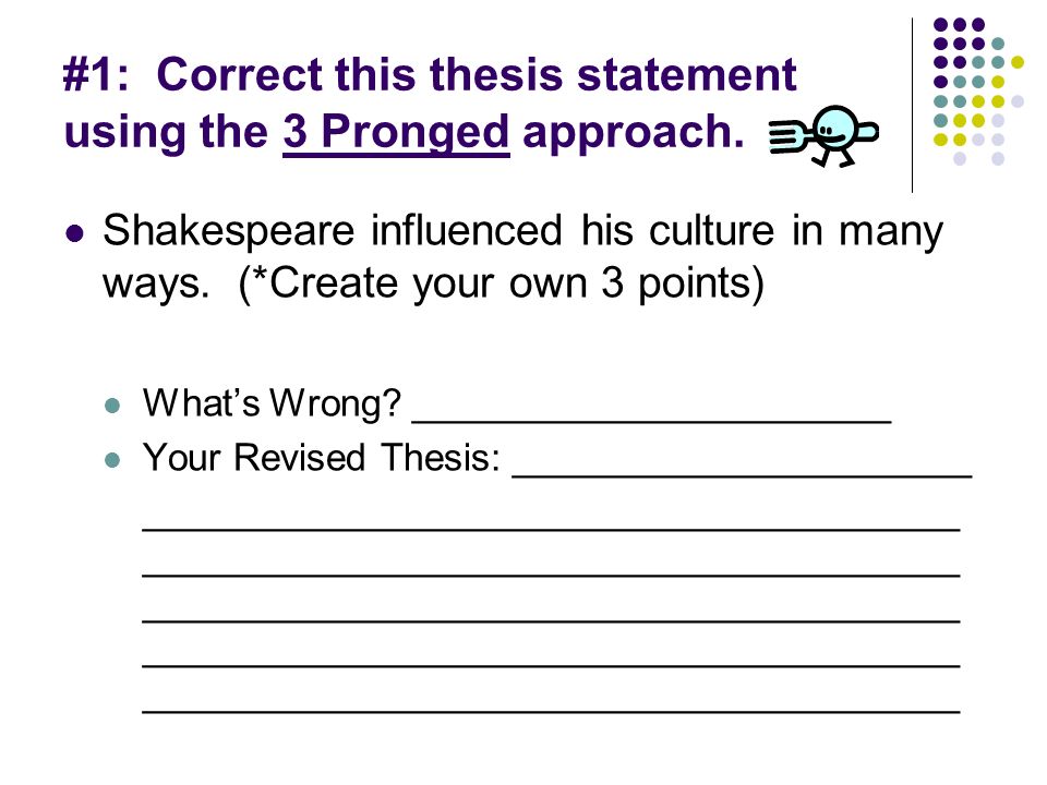Write Me A Thesis Statement