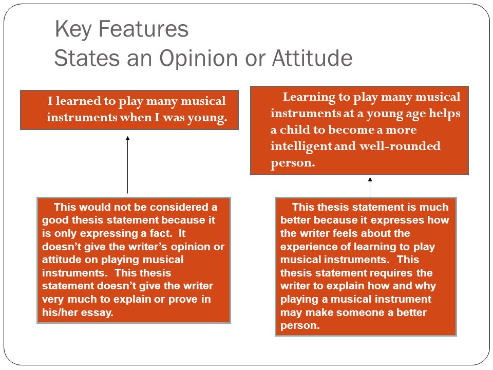 services writing thesis statements exercise