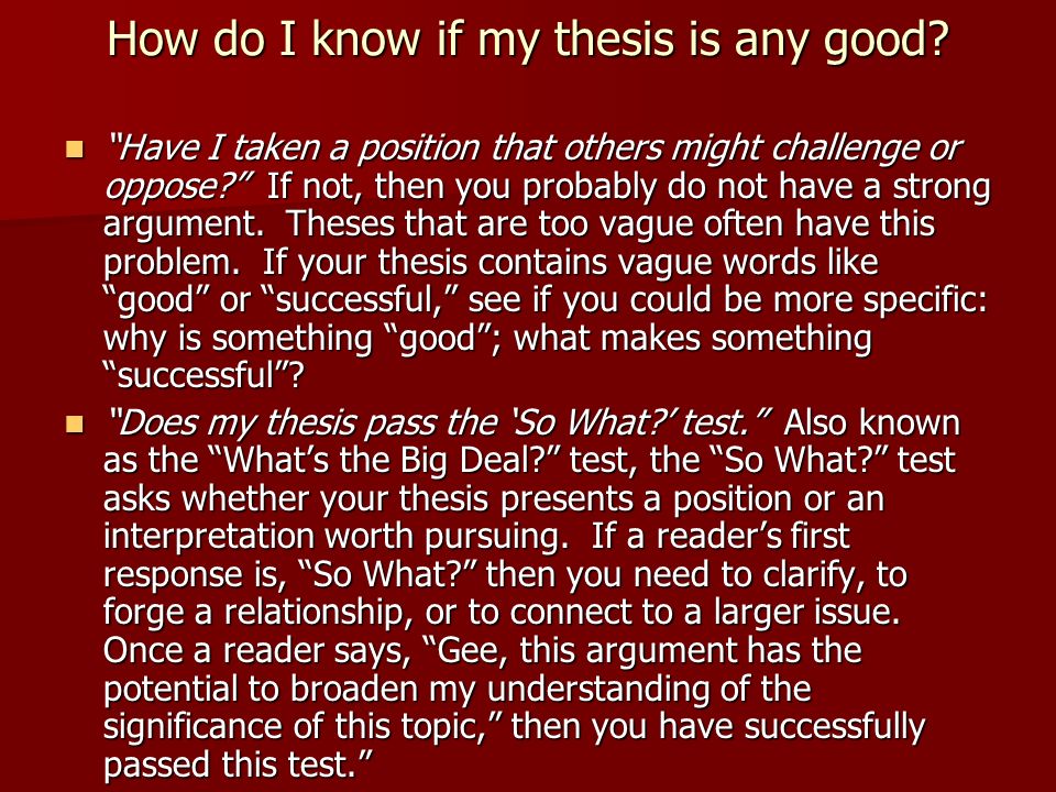 list of good thesis statements list of good thesis statements