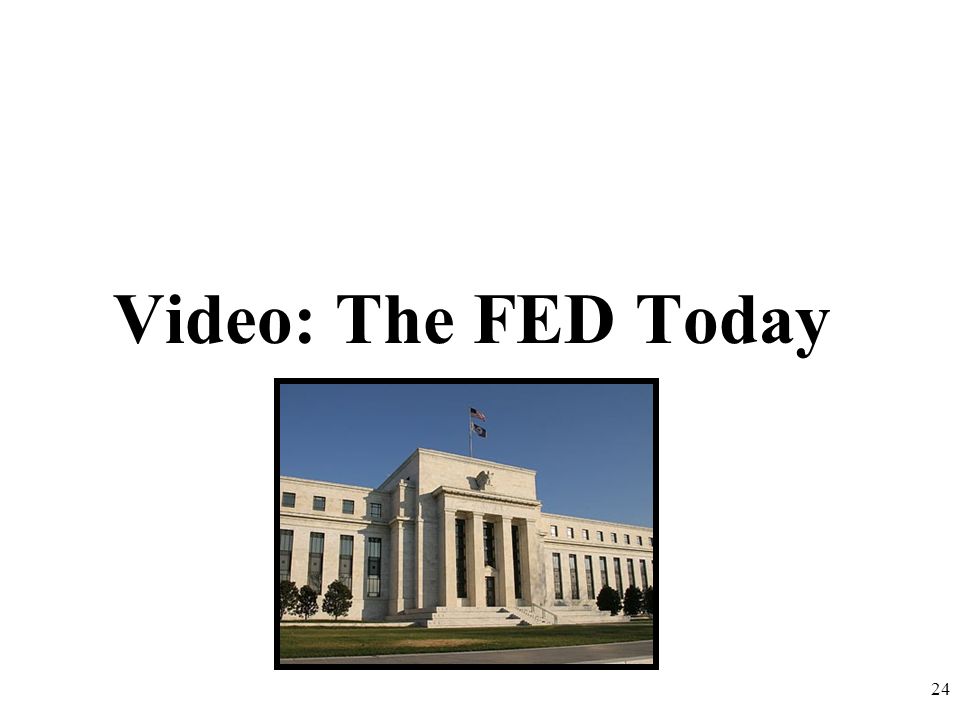 Video: The FED Today 24