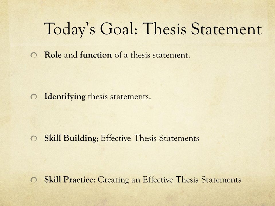 building a thesis statement building a thesis statement
