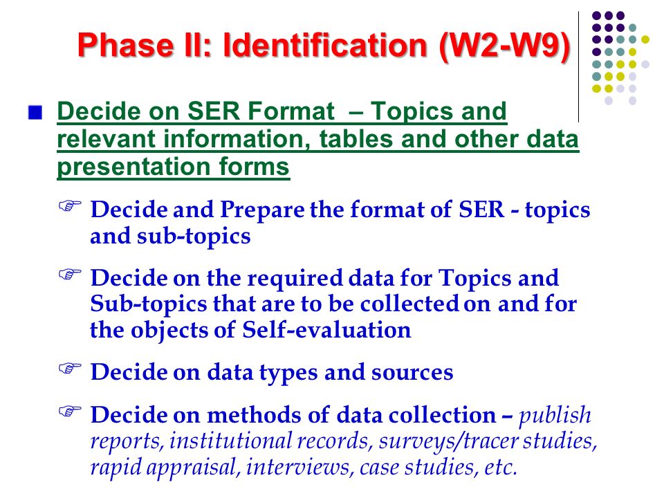 project proposal development planning schedule phase i programming w9 format