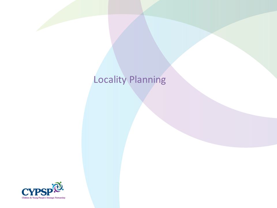 Locality Planning