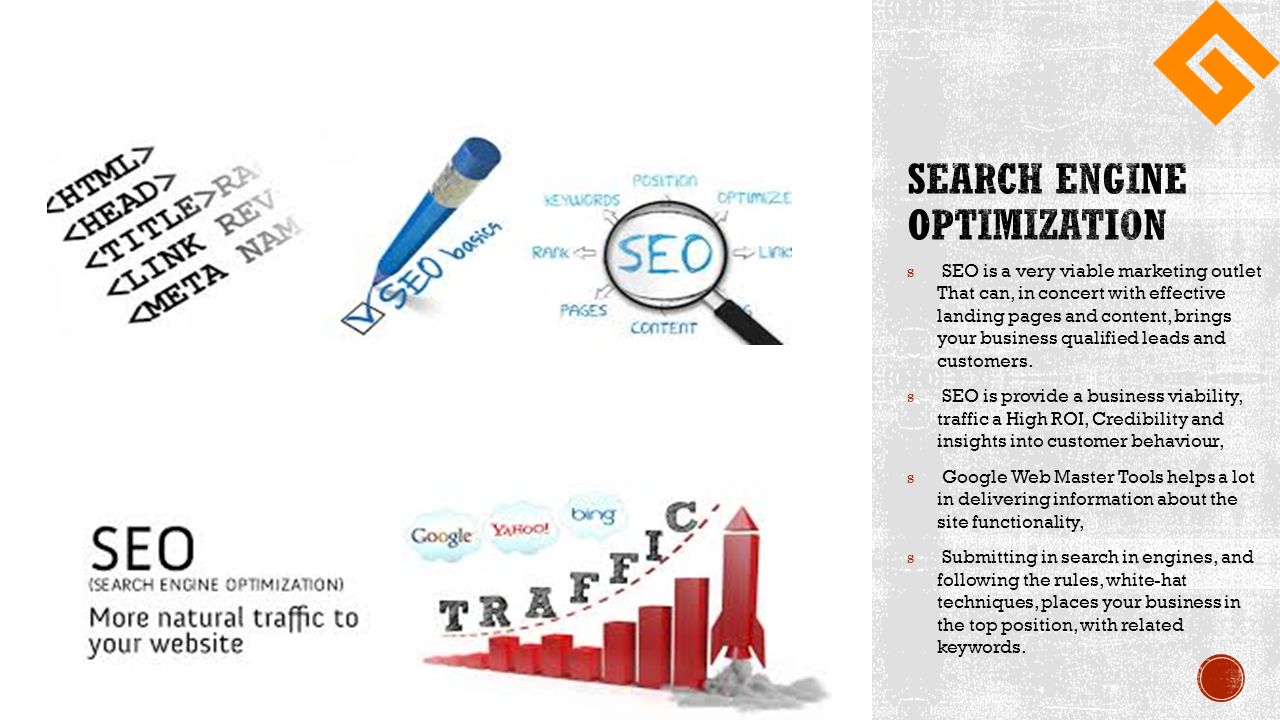 s SEO is a very viable marketing outlet That can, in concert with effective landing pages and content, brings your business qualified leads and customers.