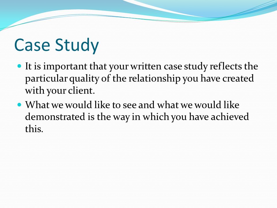 How To Write Case Study Essay