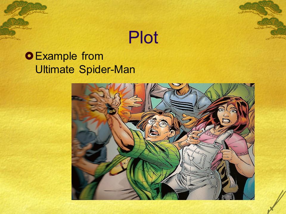 Plot  Example from Ultimate Spider-Man