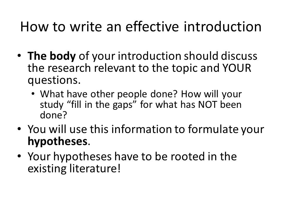 how to write an introduction for a research paper how to write an introduction for a research paper