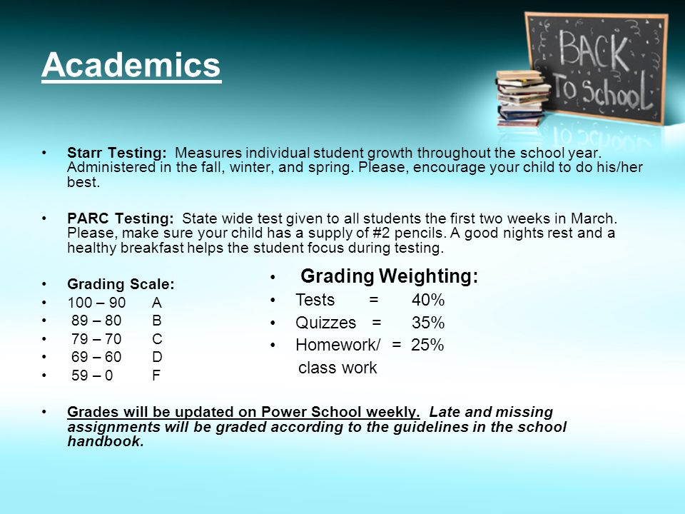 Academics Starr Testing: Measures individual student growth throughout the school year.