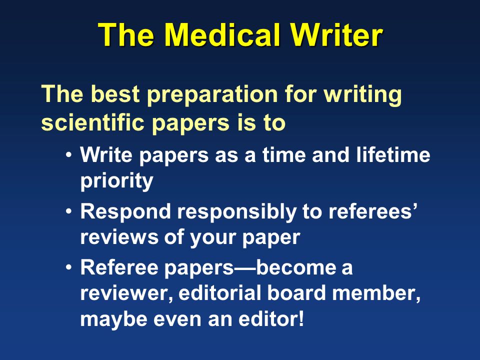 Writing A Scientific Dissertation