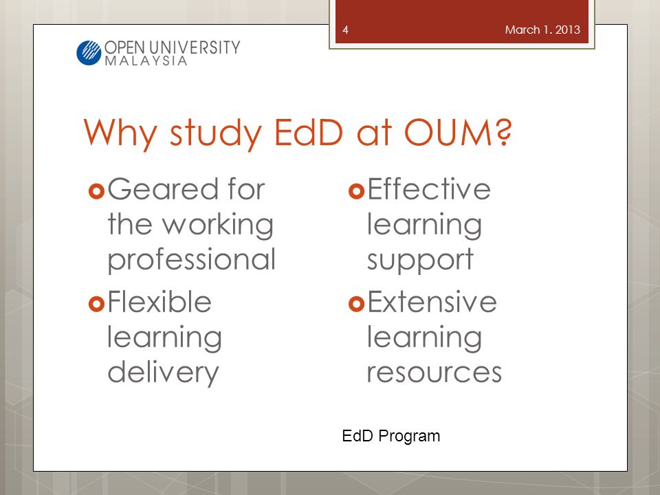 Dissertation Research Program
