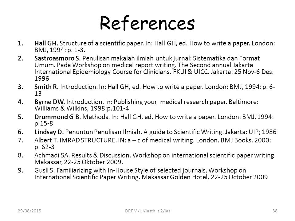 how to write a scientific research paper The result of this process is that virtually every scientific paper has a title, abstract, introduction, materials and methods, results and discussion it should, however, be noted that most publications have rules about a paper's format: some divide papers into these or some of these sections, others do not, and the order may be different in different. how to write a scientific research paper The result of this process is that virtually every scientific paper has a title, abstract, introduction, materials and methods, results and discussion it should, however, be noted that most publications have rules about a paper's format: some divide papers into these or some of these sections, others do not, and the order may be different in different.