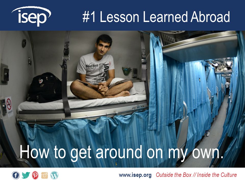 #1 Lesson Learned Abroad   Outside the Box // Inside the Culture How to get around on my own.