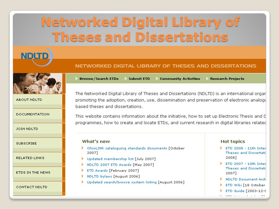 Digital Libraraies Dissertation