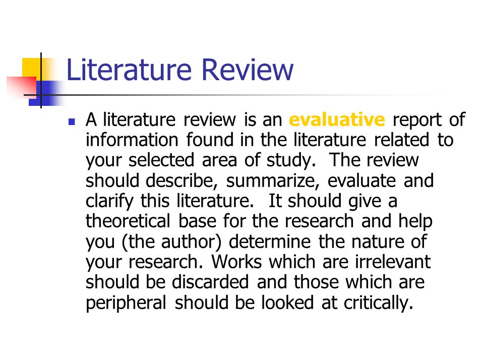 Online Writing Lab Medical Literature Review Outline Introduction to Research for Essay Writing - University of California