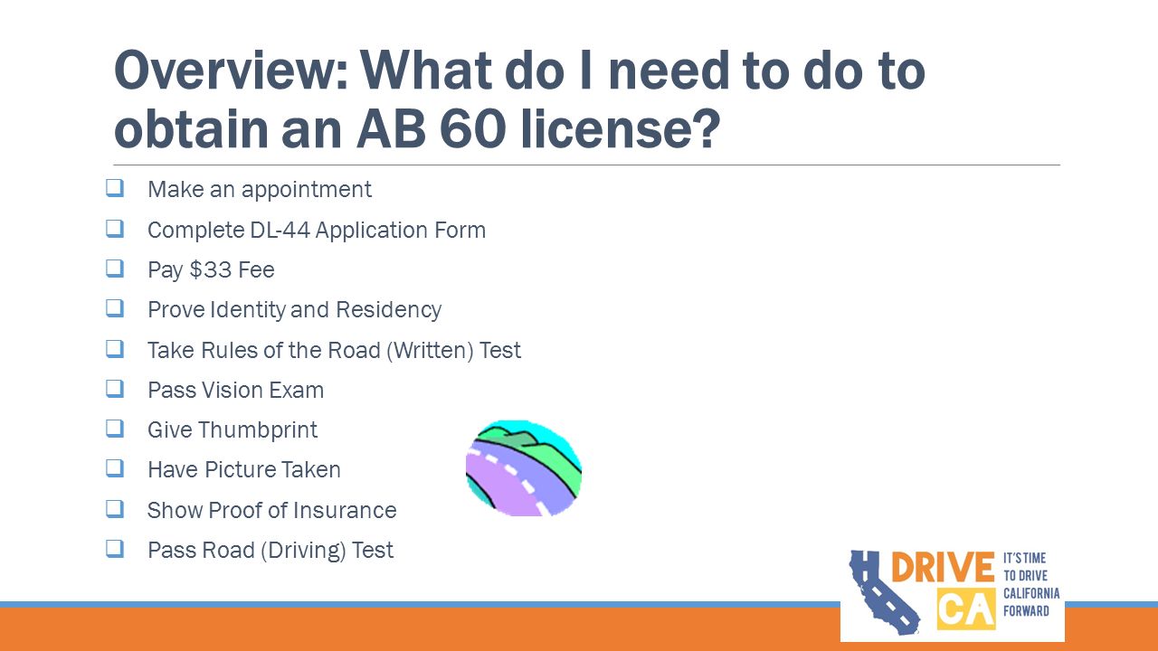 ab 60 drivers license a guide for california immigrant drivers driver license application form dl 44