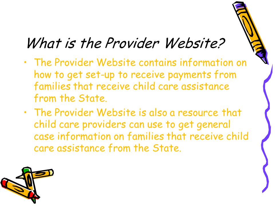 What is the Provider Website.