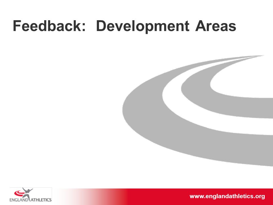 Feedback: Development Areas