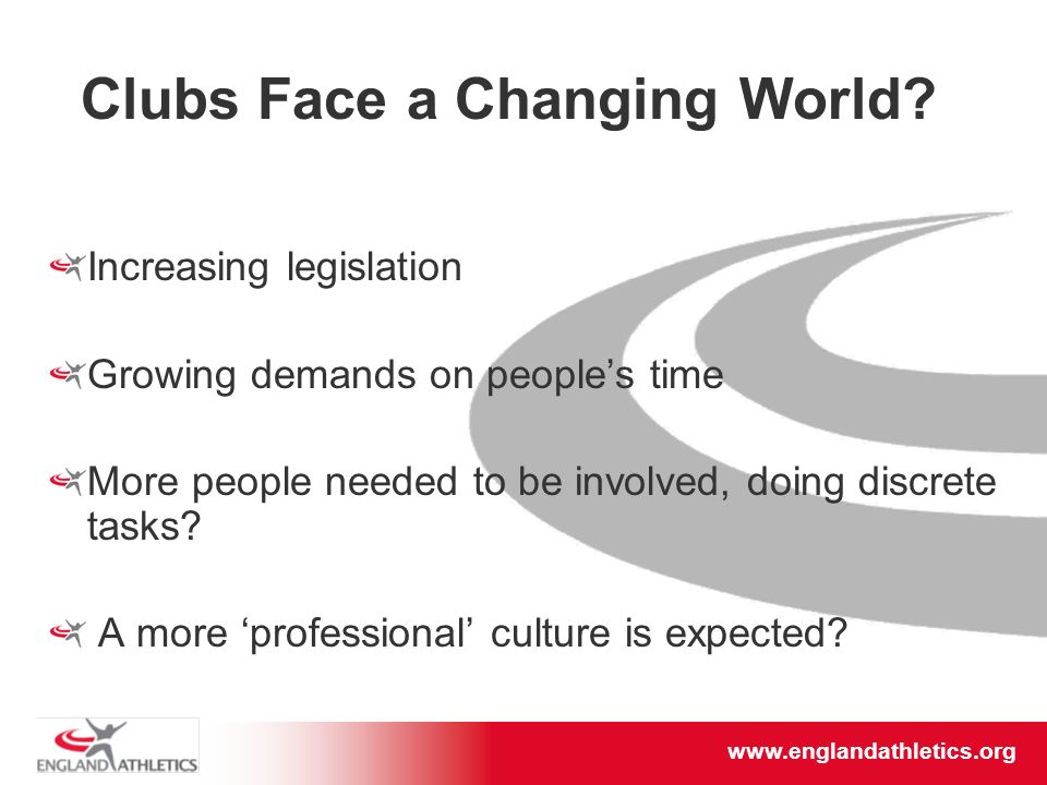 Clubs Face a Changing World.