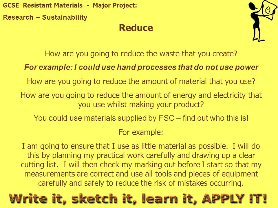 dt resistant materials gcse coursework Resistant materials (ocr j303) is the more workshop based subject, where essentially you will be designing and manufacturing using a range of materials likely to include timber, metal and plastics. dt resistant materials gcse coursework Resistant materials (ocr j303) is the more workshop based subject, where essentially you will be designing and manufacturing using a range of materials likely to include timber, metal and plastics.