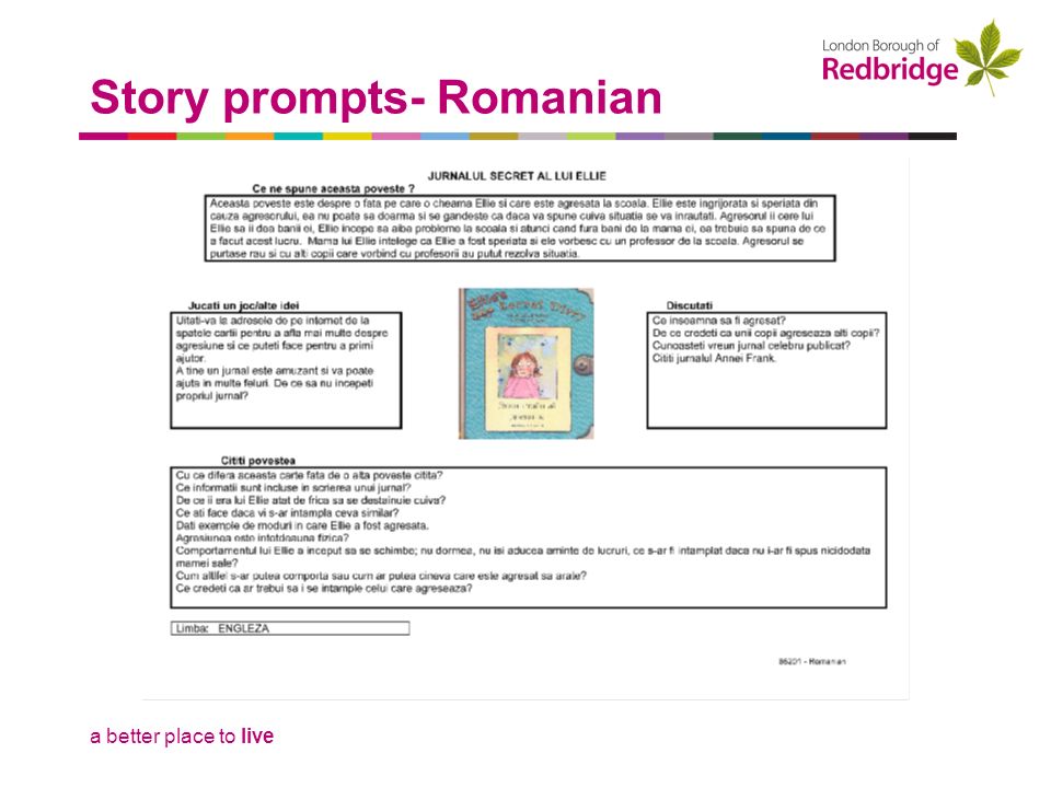 a better place to live Story prompts- Romanian