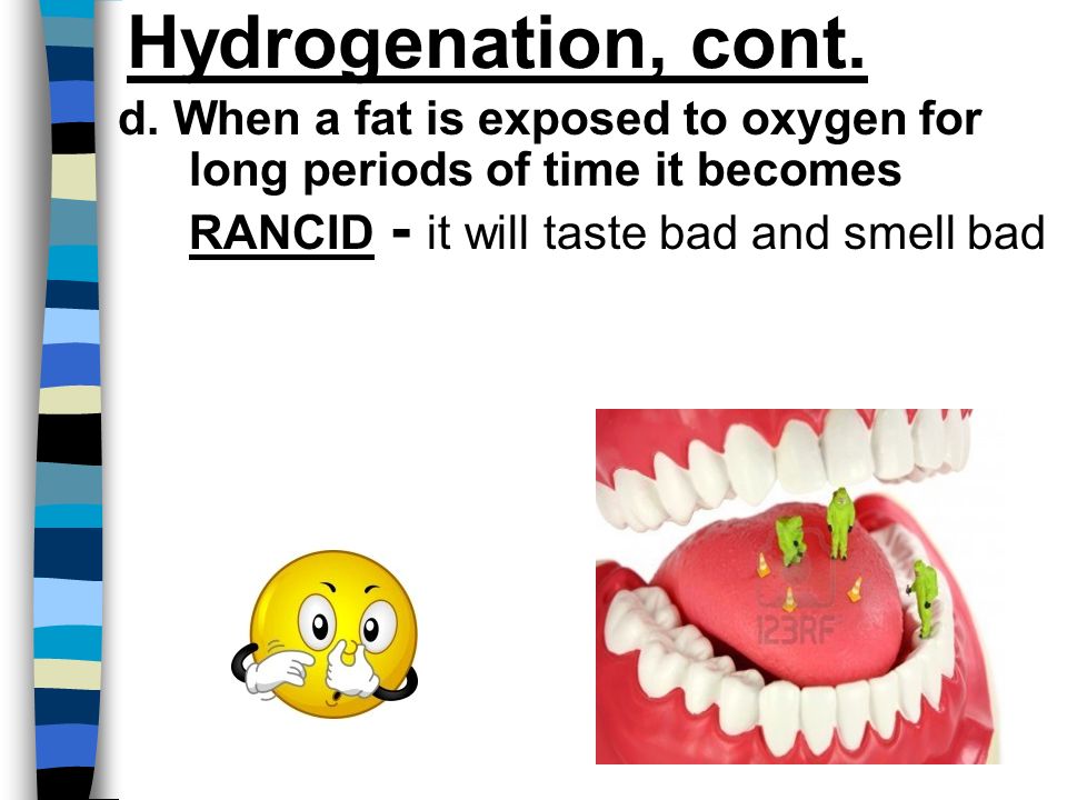 Hydrogenation, cont. d.