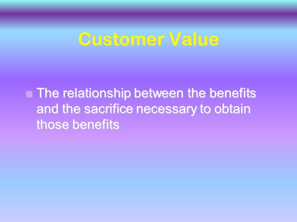 Customer Satisfaction n Customers’ evaluation of a product or service in terms of whether it has met their needs and expectations.