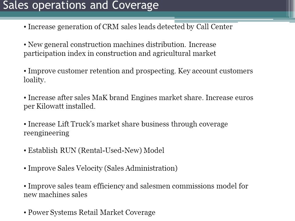 sales operations
