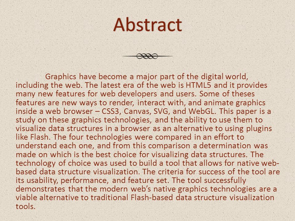 Thesis Abstract
