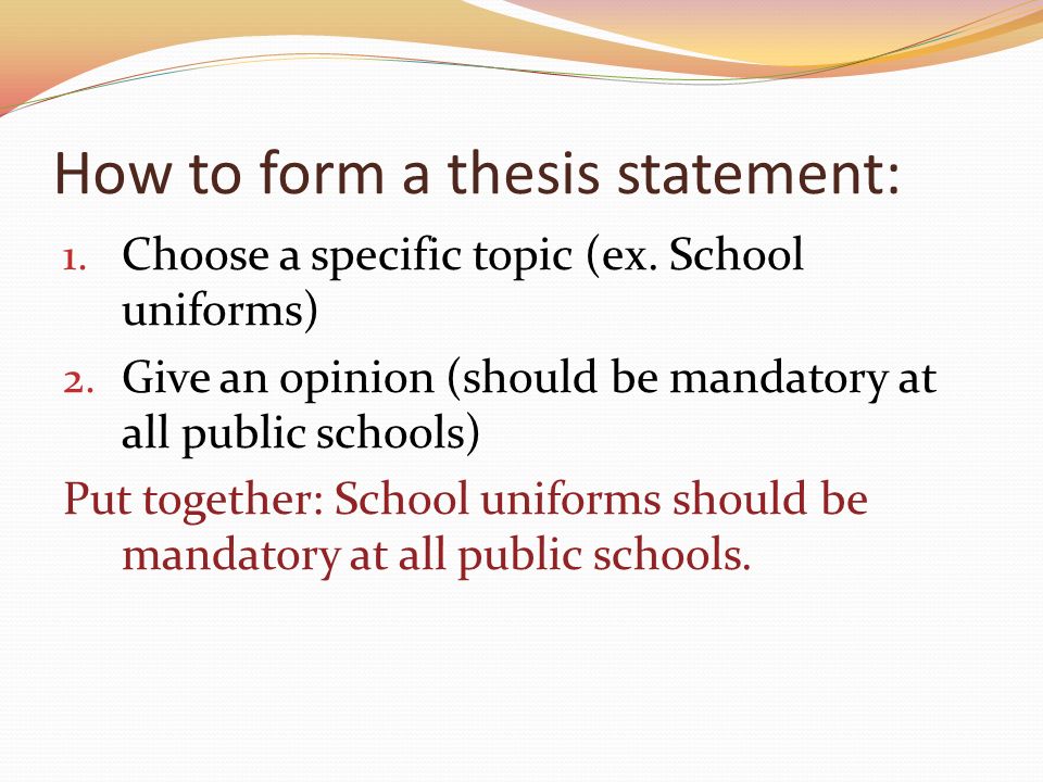 School uniforms in public schools essay