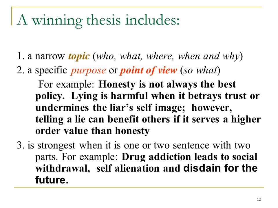 Writing The Winning Thesis Or Dissertation