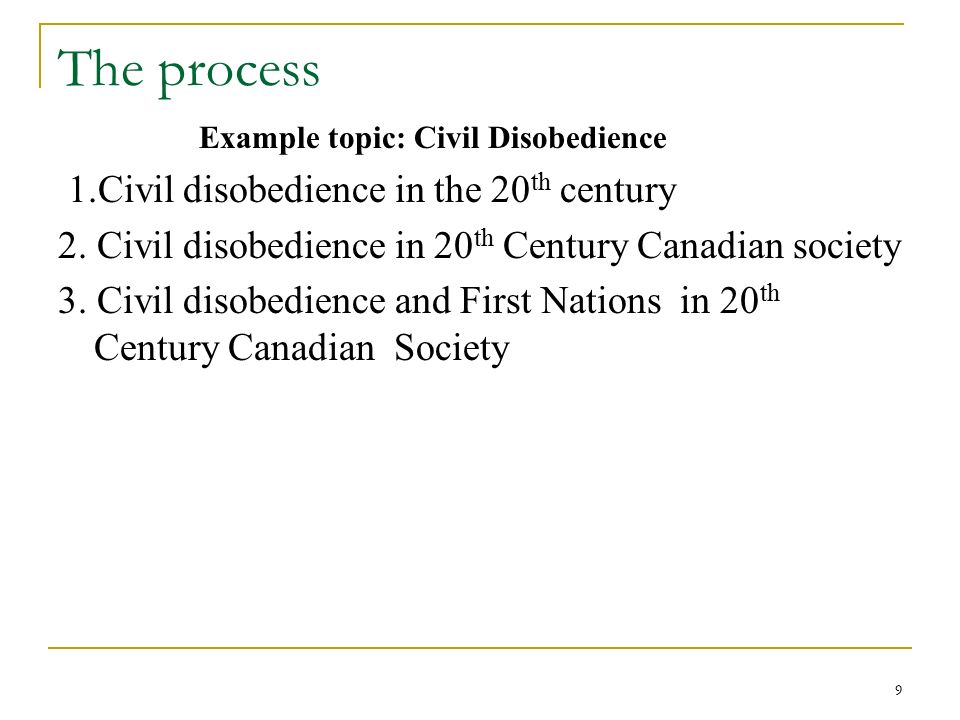 Good title for civil disobedience essay