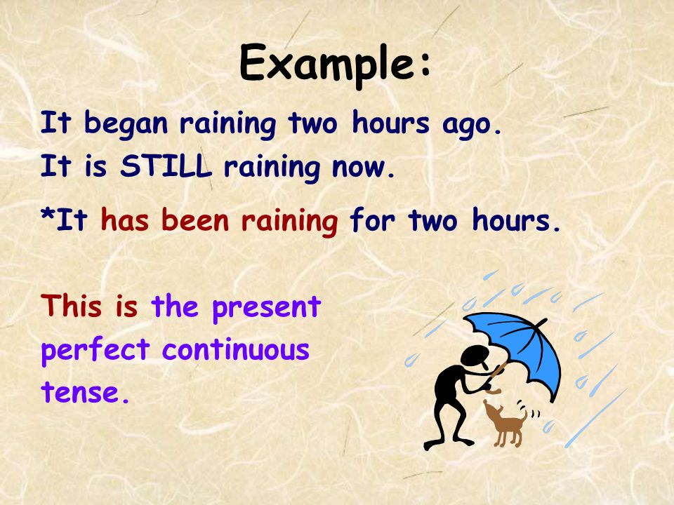 2) The Present Perfect Continuous Tense The present perfect continuous is often very similar in meaning to the present perfect tense.