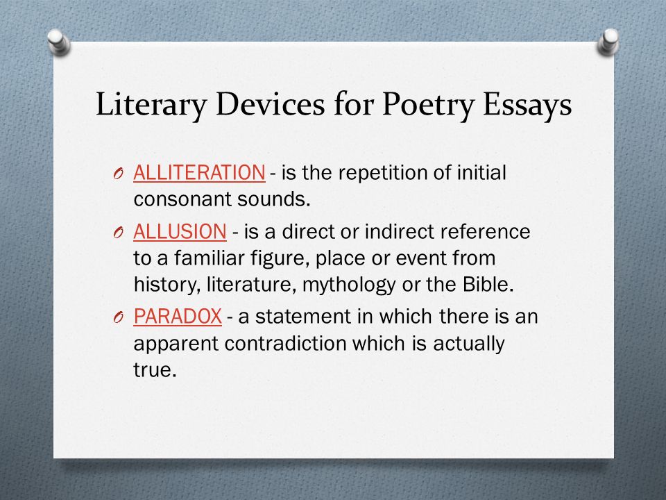 Types Of Literary Essays