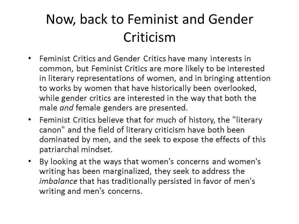 literary criticism examples