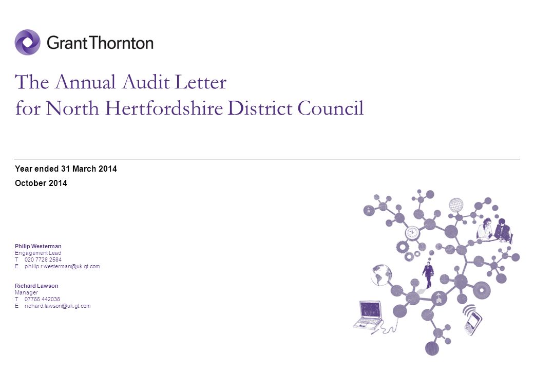 2014 grant thornton uk llp annual audit letter october 2014 the grant thornton cover letter