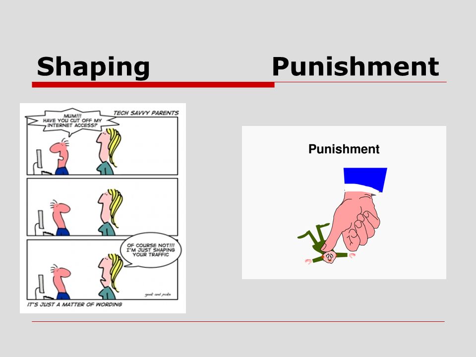 Shaping Punishment