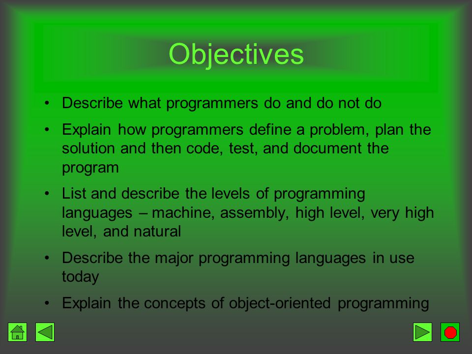 Programming Languages: Telling the Computers What to Do Chapter 16