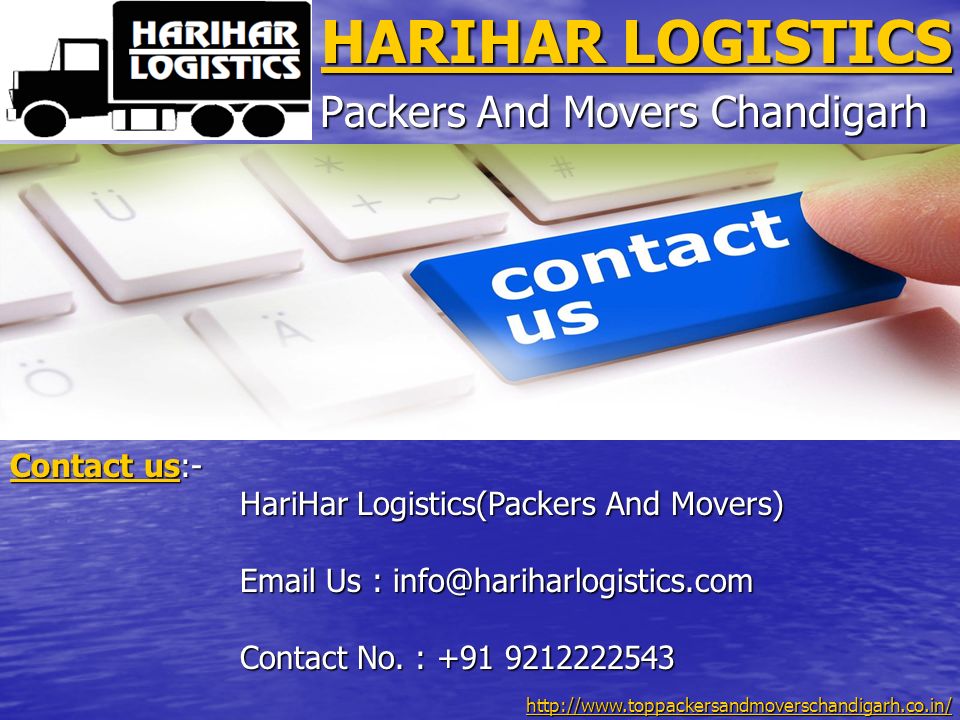 HARIHAR LOGISTICS HARIHAR LOGISTICS Packers And Movers Chandigarh Contact usContact us:- Contact us HariHar Logistics(Packers And Movers) HariHar Logistics(Packers And Movers)  Us : Contact No.