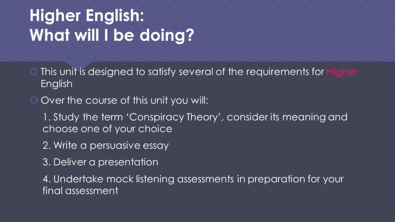 Higher english critical essay introduction