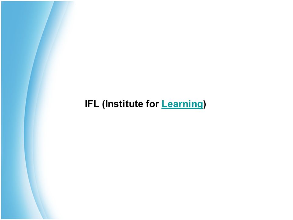 IFL (Institute for Learning)