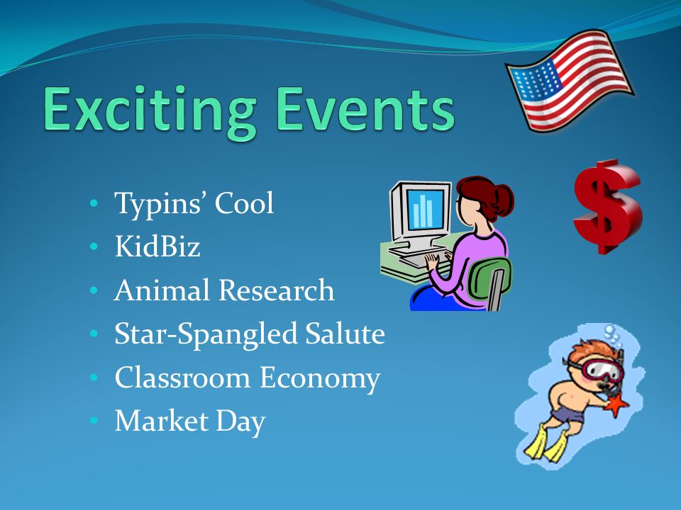 Typins’ Cool KidBiz Animal Research Star-Spangled Salute Classroom Economy Market Day