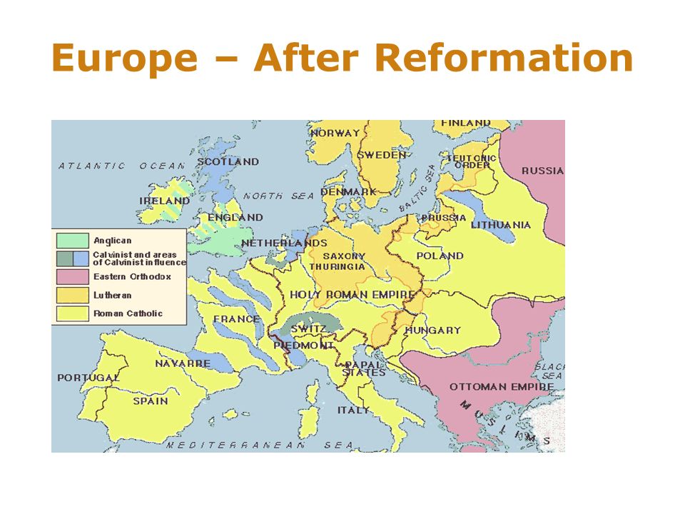 Europe – After Reformation
