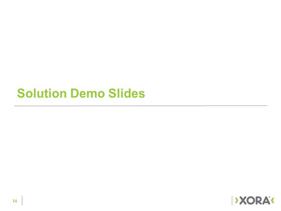 Solution Demo Slides 14