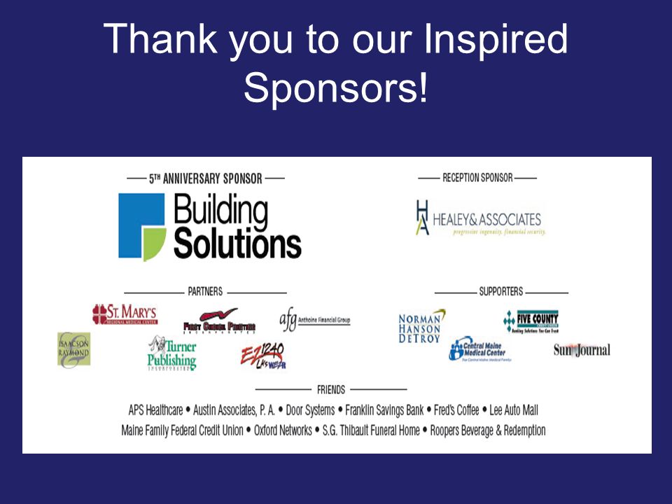 Thank you to our Inspired Sponsors!