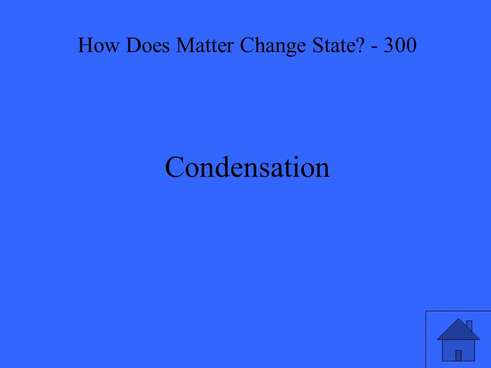 Condensation How Does Matter Change State - 300
