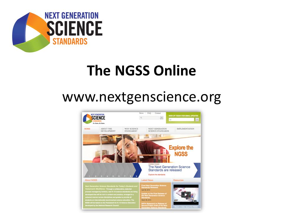 The NGSS Online