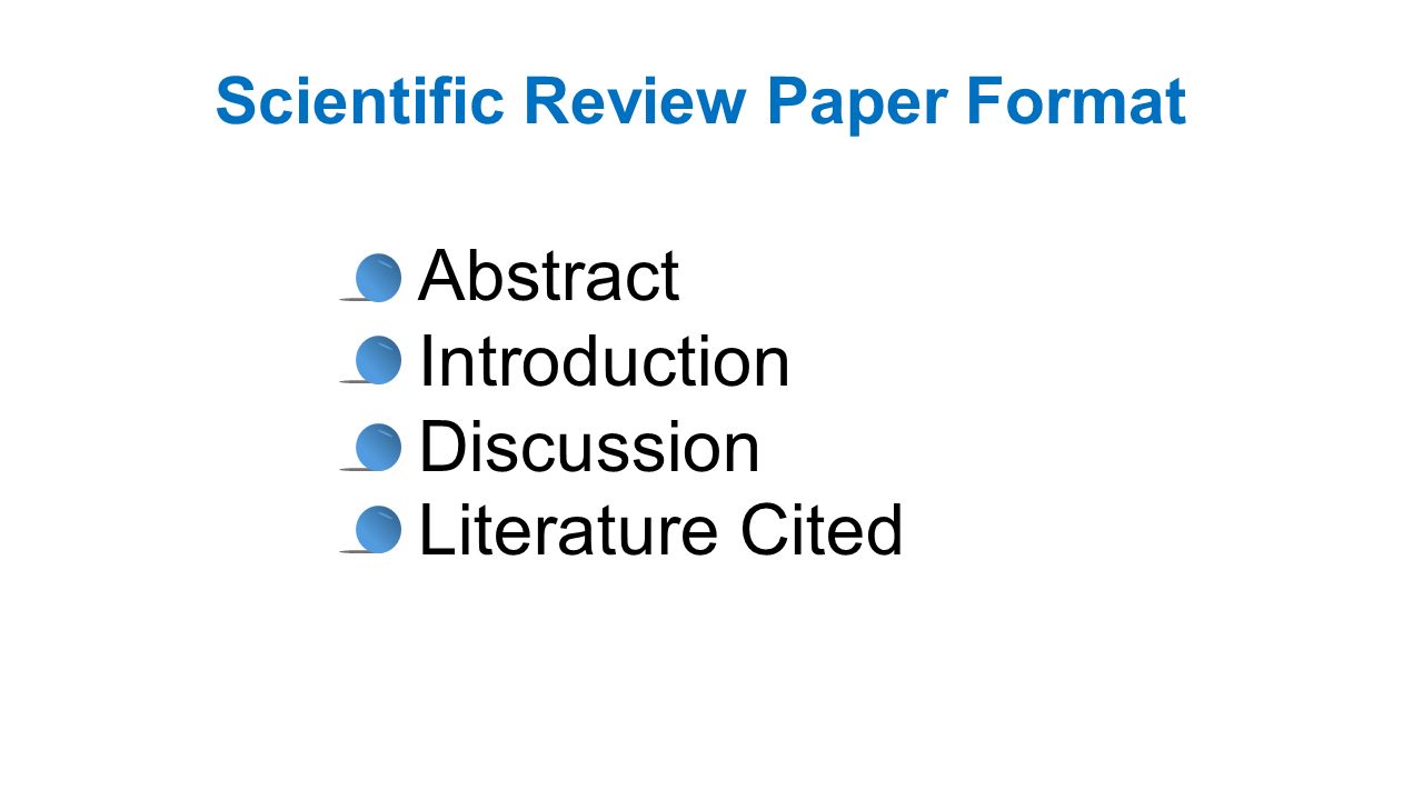 scientific research paper formatting scientific research paper formatting