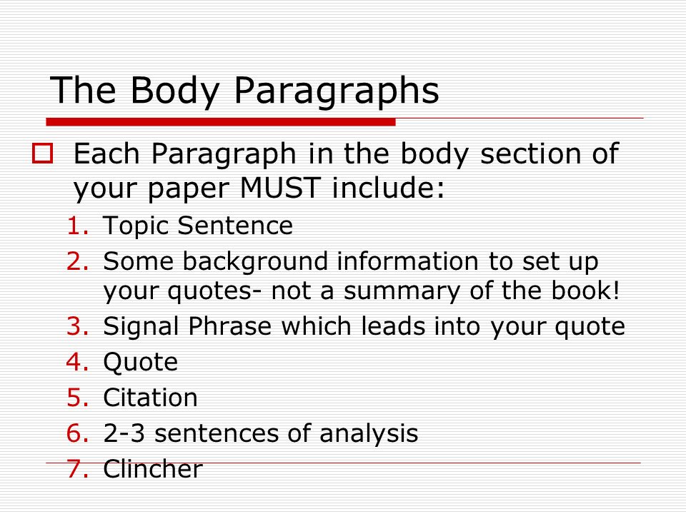 Can a essay have 2 paragraph body