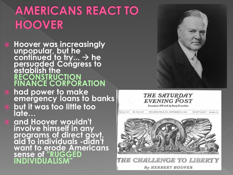hoover roosevelt and the great depression essay Get an answer for 'how did franklin roosevelt's philosophy differ from herbert hoover's' and find homework help for other great depression and new deal questions at enotes. hoover roosevelt and the great depression essay Get an answer for 'how did franklin roosevelt's philosophy differ from herbert hoover's' and find homework help for other great depression and new deal questions at enotes.