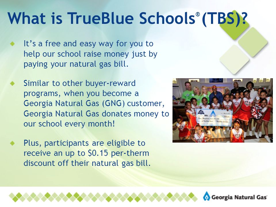 What is TrueBlue Schools ® (TBS).